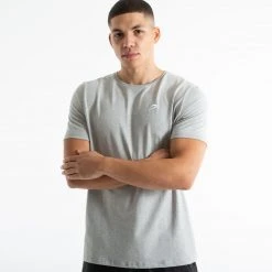 BOXRAW Men Strike T-Shirt - Grey Marl 8 BOXRAW Men Strike T-Shirt - Grey Marl