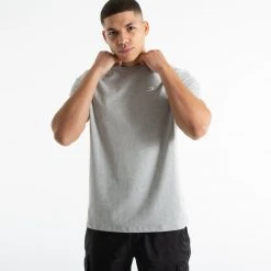 BOXRAW Men Strike T-Shirt - Grey Marl 9 BOXRAW Men Strike T-Shirt - Grey Marl