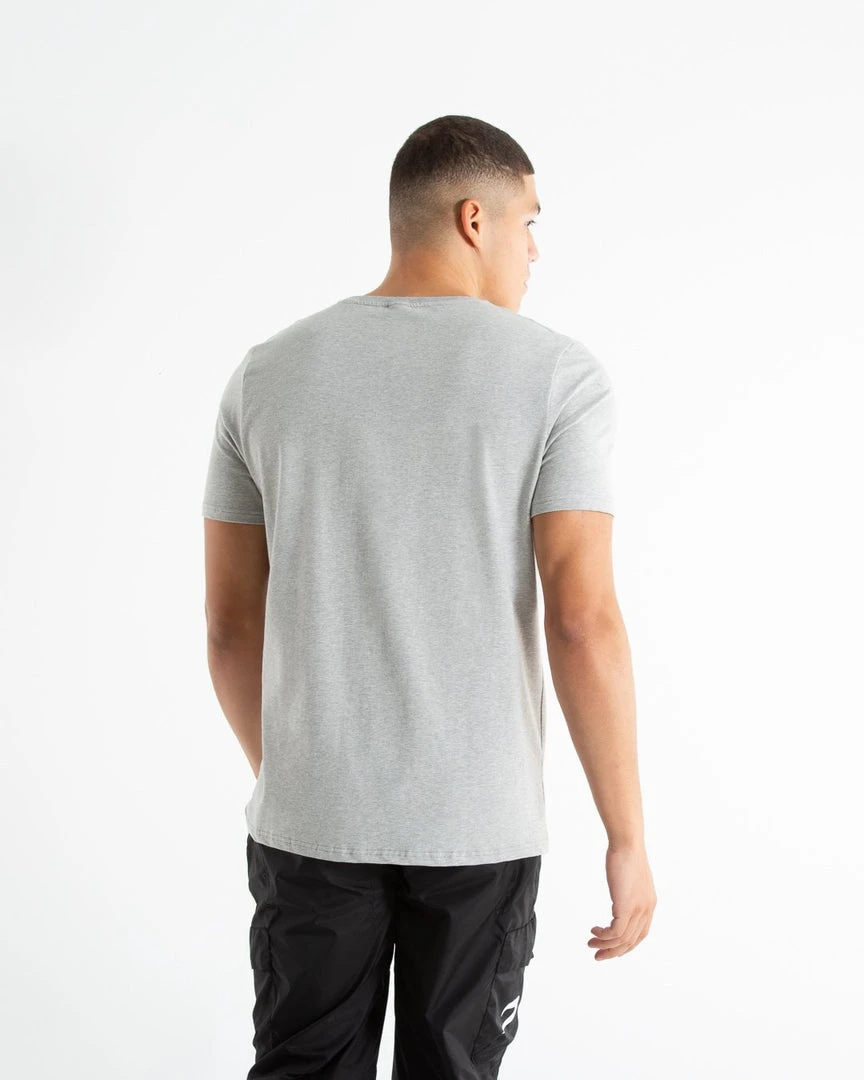 BOXRAW Men Strike T-Shirt - Grey Marl 5 BOXRAW Men Strike T-Shirt - Grey Marl