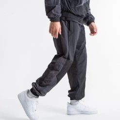 BOXRAW Men Walker Track Bottoms - Triple Black