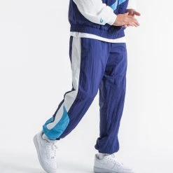 BOXRAW Men Walker Track Bottoms - White/Navy 12 BOXRAW Men Walker Track Bottoms - White/Navy