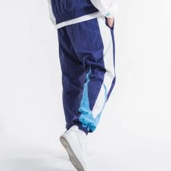 BOXRAW Men Walker Track Bottoms - White/Navy 14 BOXRAW Men Walker Track Bottoms - White/Navy