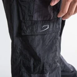 BOXRAW Men Walker Track Bottoms - Triple Black