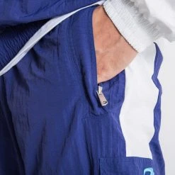 BOXRAW Men Walker Track Bottoms - White/Navy 16 BOXRAW Men Walker Track Bottoms - White/Navy