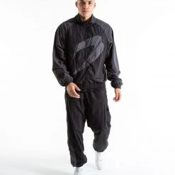 BOXRAW Men Walker Track Jacket - Triple Black Best Sellers
