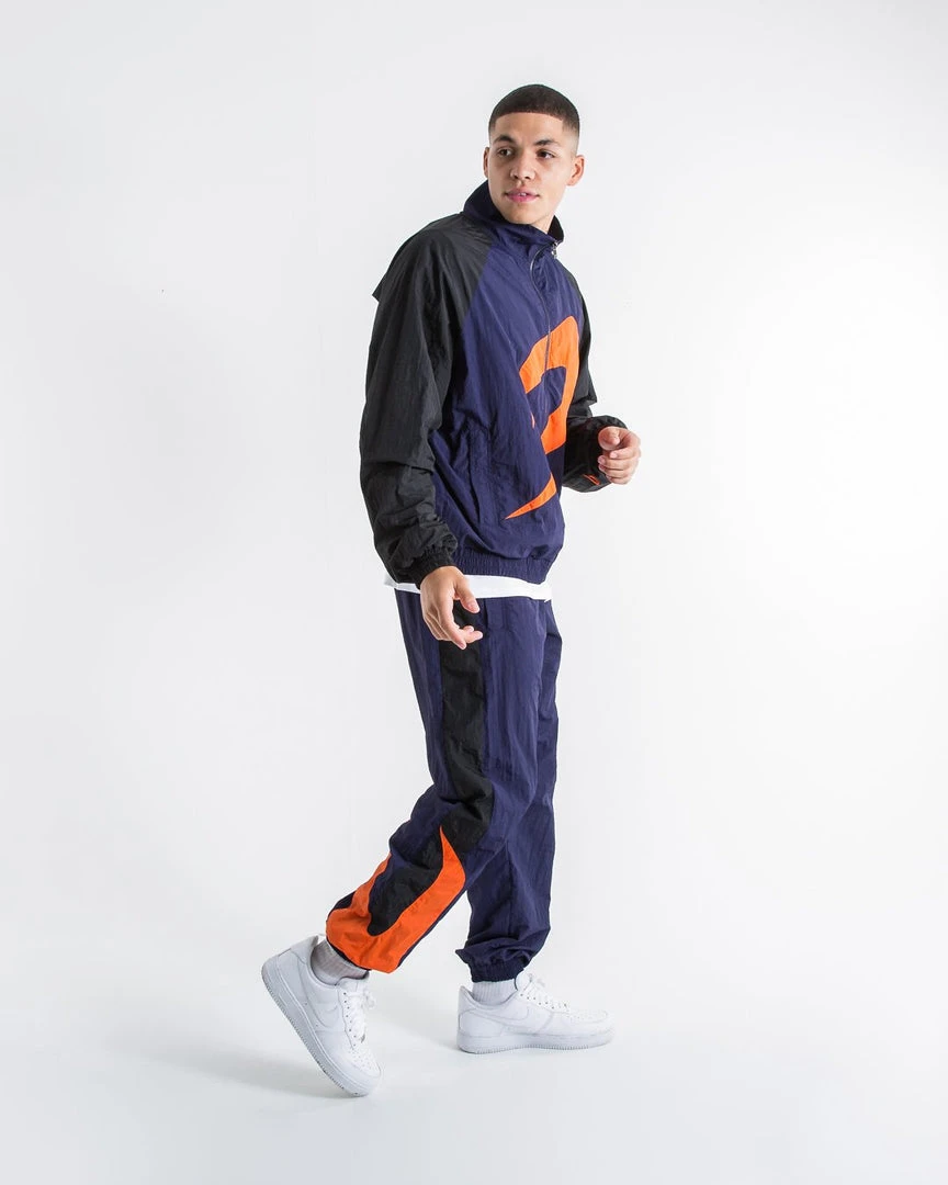 BOXRAW Men Walker Track Jacket - Black/Navy/Orange Clothing 10 BOXRAW Men Walker Track Jacket - Black/Navy/Orange Clothing