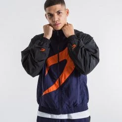 BOXRAW Men Walker Track Jacket - Black/Navy/Orange Clothing 13 BOXRAW Men Walker Track Jacket - Black/Navy/Orange Clothing