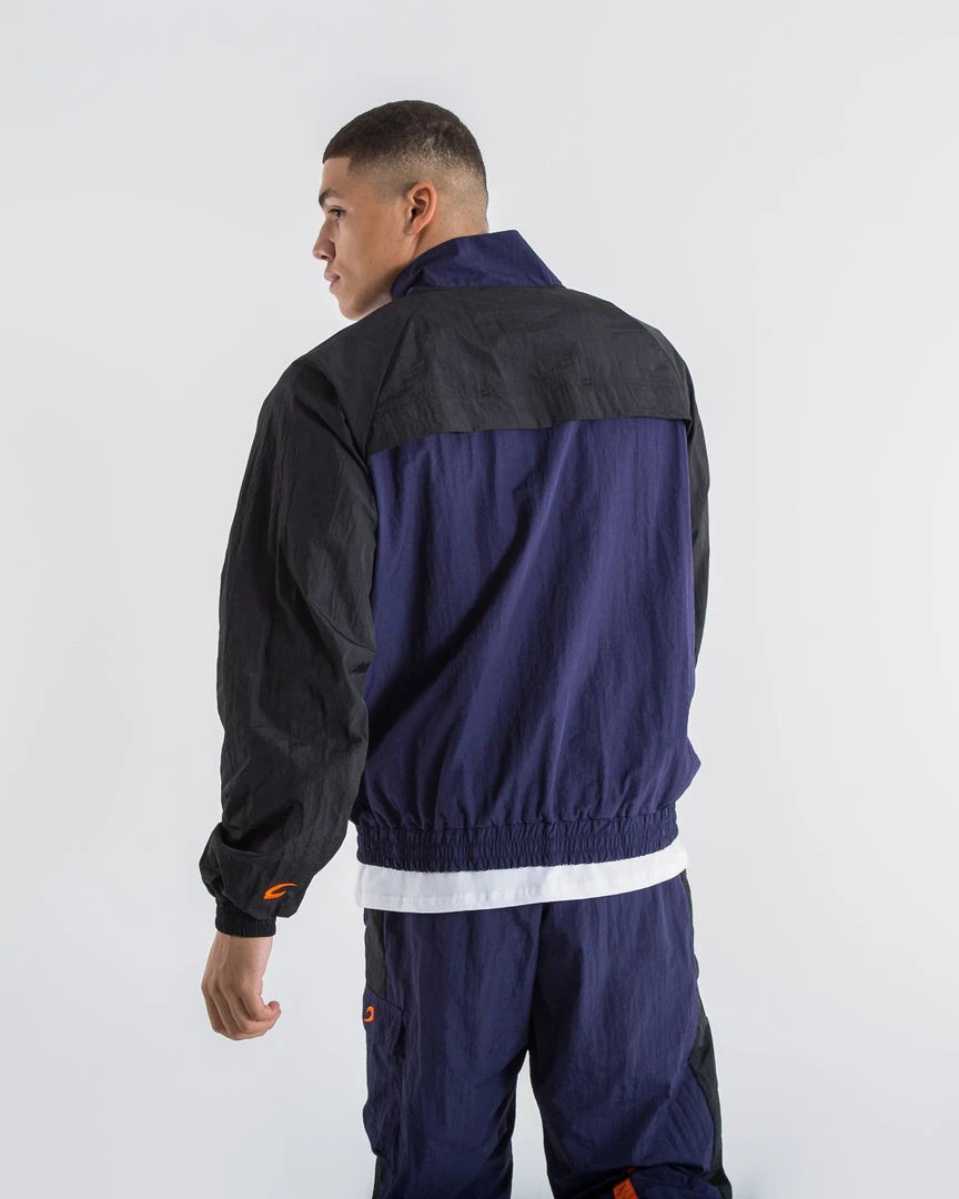 BOXRAW Men Walker Track Jacket - Black/Navy/Orange Clothing 6 BOXRAW Men Walker Track Jacket - Black/Navy/Orange Clothing