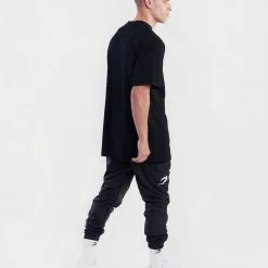 BOXRAW Men Oversized Strike T-Shirt - Black