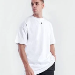 BOXRAW Men Oversized Strike T-Shirt - White Clothing 10 BOXRAW Men Oversized Strike T-Shirt - White Clothing