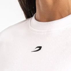 BOXRAW Women Oversized Strike T-Shirt - White Clothing