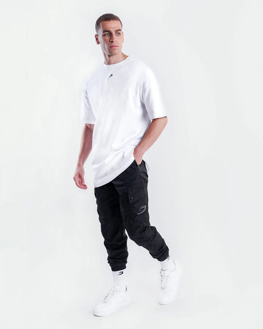 BOXRAW Men Oversized Strike T-Shirt - White Clothing 8 BOXRAW Men Oversized Strike T-Shirt - White Clothing