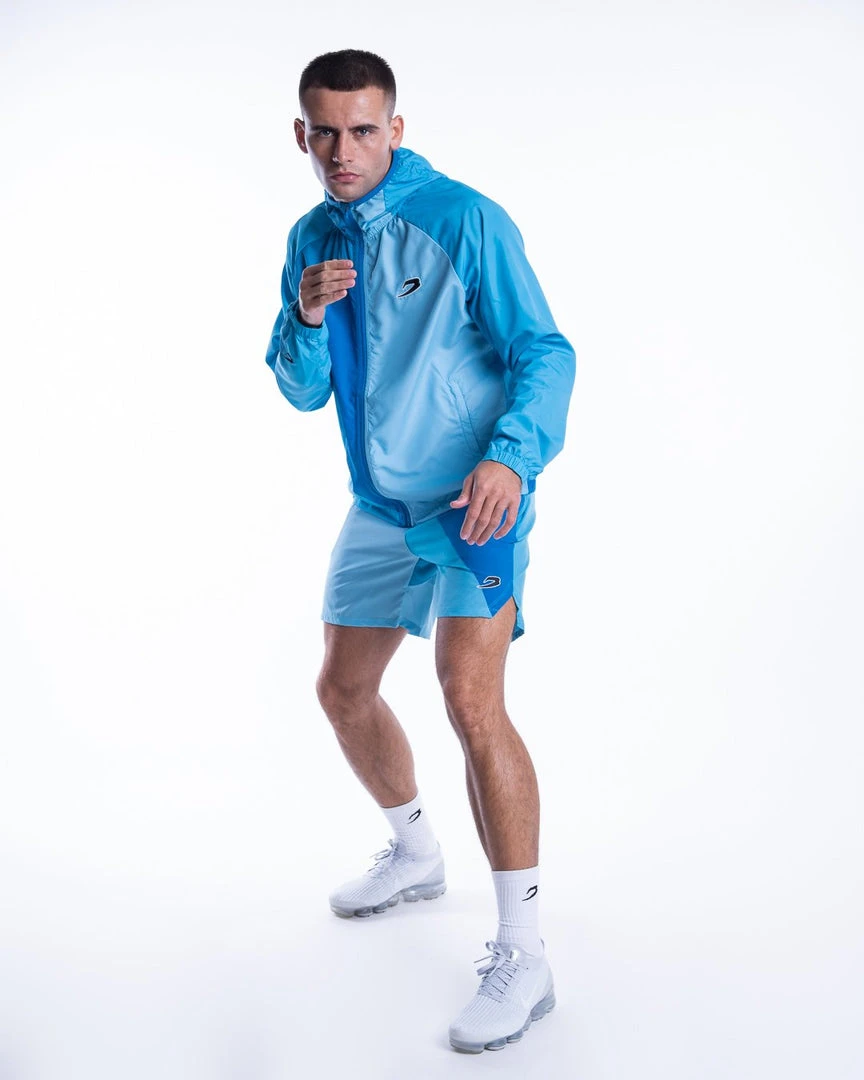 BOXRAW Men Ramos Windbreaker Jacket - Blue New Releases 10 BOXRAW Men Ramos Windbreaker Jacket - Blue New Releases