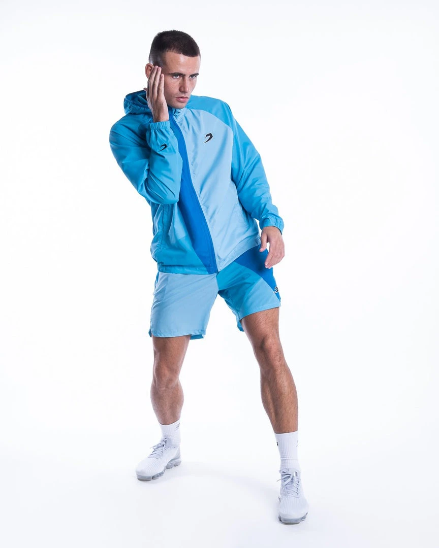 BOXRAW Men Ramos Windbreaker Jacket - Blue New Releases 2 BOXRAW Men Ramos Windbreaker Jacket - Blue New Releases