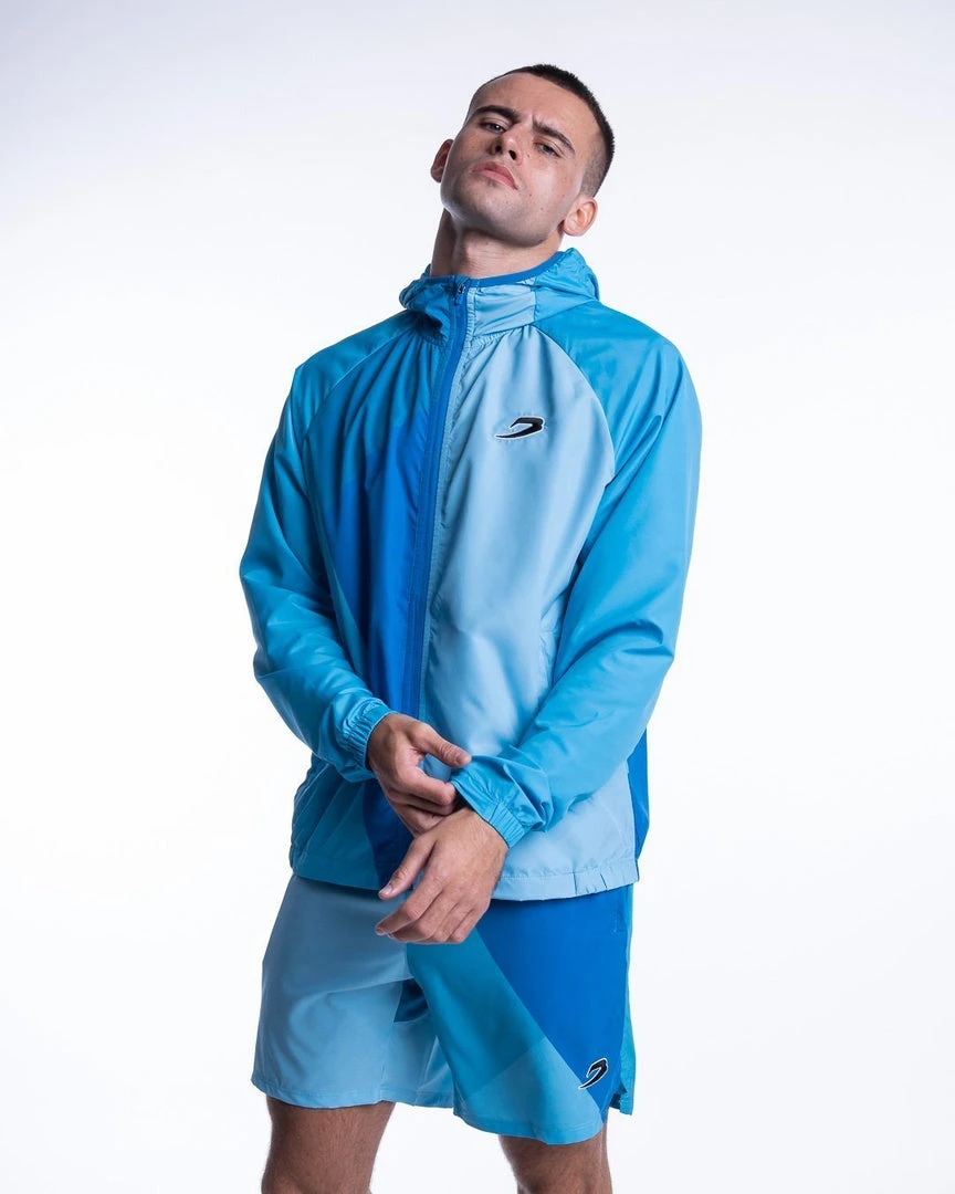 BOXRAW Men Ramos Windbreaker Jacket - Blue New Releases 3 BOXRAW Men Ramos Windbreaker Jacket - Blue New Releases
