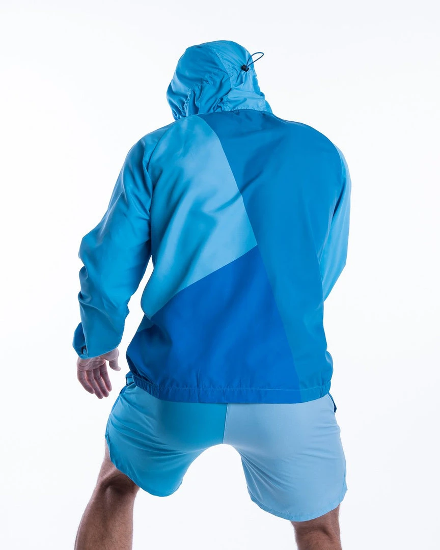 BOXRAW Men Ramos Windbreaker Jacket - Blue New Releases 4 BOXRAW Men Ramos Windbreaker Jacket - Blue New Releases