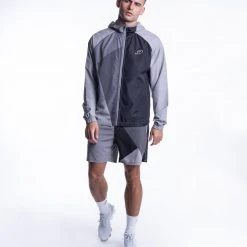 BOXRAW Men New Releases Ramos Windbreaker Jacket - Charcoal