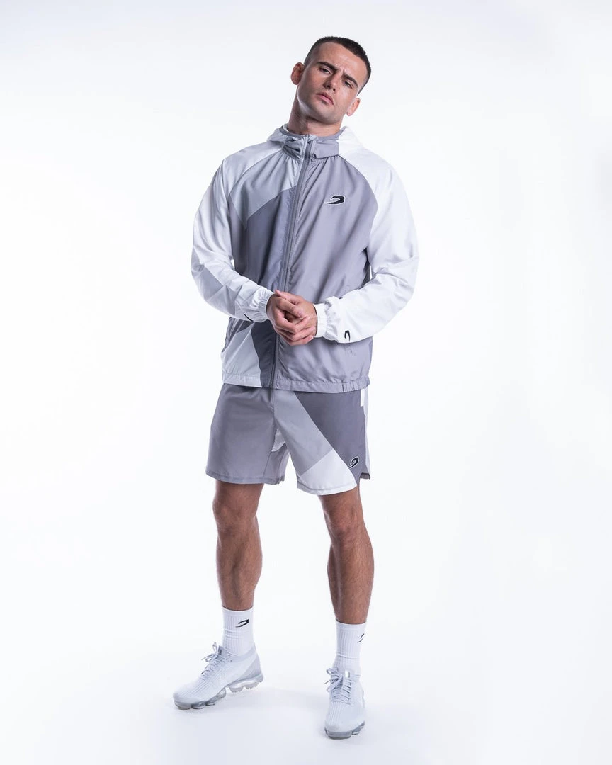 BOXRAW Men Ramos Windbreaker Jacket - Grey New Releases 10 BOXRAW Men Ramos Windbreaker Jacket - Grey New Releases