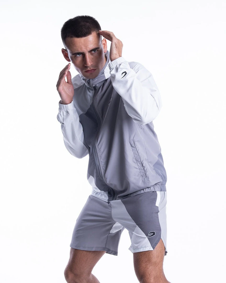 BOXRAW Men Ramos Windbreaker Jacket - Grey New Releases 3 BOXRAW Men Ramos Windbreaker Jacket - Grey New Releases