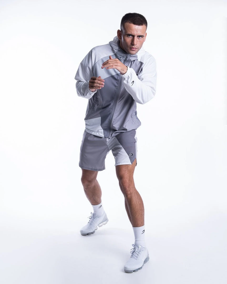 BOXRAW Men Ramos Windbreaker Jacket - Grey New Releases 2 BOXRAW Men Ramos Windbreaker Jacket - Grey New Releases