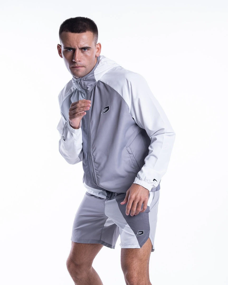 BOXRAW Men Ramos Windbreaker Jacket - Grey New Releases 1 BOXRAW Men Ramos Windbreaker Jacket - Grey New Releases