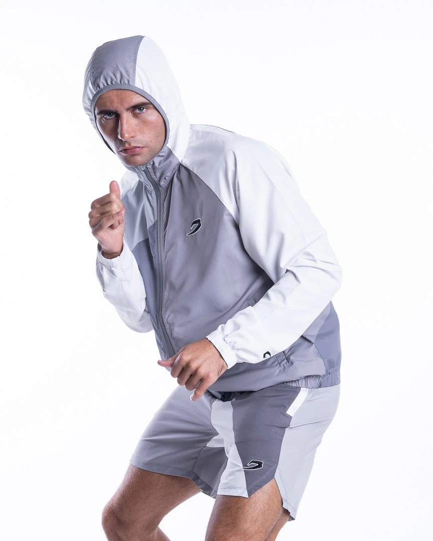 BOXRAW Men Ramos Windbreaker Jacket - Grey New Releases 4 BOXRAW Men Ramos Windbreaker Jacket - Grey New Releases