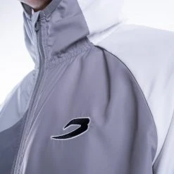 BOXRAW Men Ramos Windbreaker Jacket - Grey New Releases 15 BOXRAW Men Ramos Windbreaker Jacket - Grey New Releases