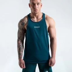 BOXRAW Men Clothing SMRT-TEC Stringer Tank - Green