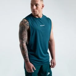 BOXRAW Men Clothing SMRT-TEC Muscle Tank - Green