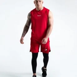 BOXRAW Men Clothing SMRT-TEC Muscle Tank - Red