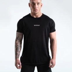 BOXRAW Men Clothing SMRT-TEC T-Shirt - Black