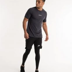 BOXRAW Men SMRT-TEC T-Shirt - Charcoal 19 BOXRAW Men SMRT-TEC T-Shirt - Charcoal