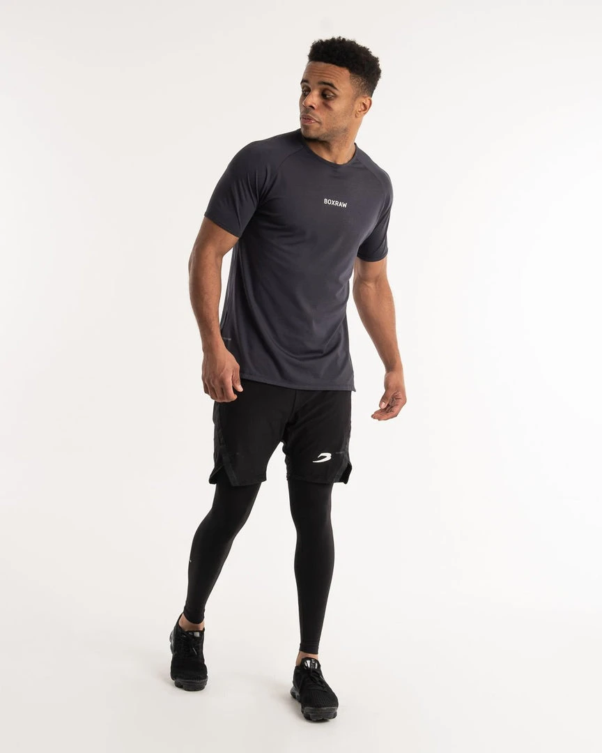 BOXRAW Men SMRT-TEC T-Shirt - Charcoal 10 BOXRAW Men SMRT-TEC T-Shirt - Charcoal