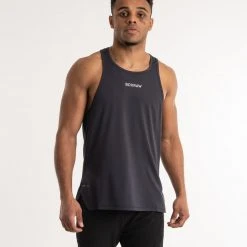 BOXRAW Men Clothing SMRT-TEC Stringer Tank - Charcoal 10 BOXRAW Men Clothing SMRT-TEC Stringer Tank - Charcoal