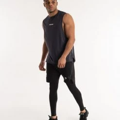 BOXRAW Men SMRT-TEC Muscle Tank - Charcoal 15 BOXRAW Men SMRT-TEC Muscle Tank - Charcoal