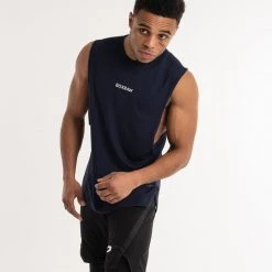 BOXRAW Men SMRT-TEC Muscle Tank - Navy