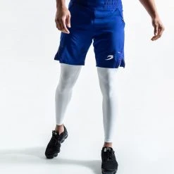 BOXRAW Men Pep Shorts (2-In-1 Training Tights) - Blue/White