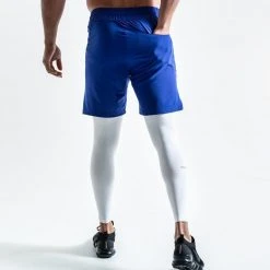 BOXRAW Men Pep Shorts (2-In-1 Training Tights) - Blue/White