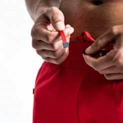 BOXRAW Men Best Sellers Pep Shorts (2-In-1 Training Tights) - Red/Black