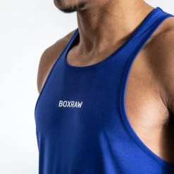 BOXRAW Men Clothing SMRT-TEC Stringer Tank - Blue