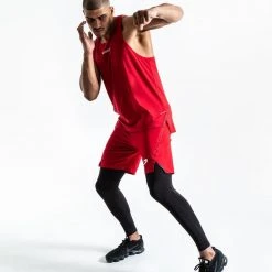 BOXRAW Men Clothing SMRT-TEC Stringer Tank - Red 20 BOXRAW Men Clothing SMRT-TEC Stringer Tank - Red