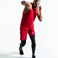 BOXRAW Men Clothing SMRT-TEC Stringer Tank - Red