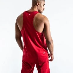 BOXRAW Men Clothing SMRT-TEC Stringer Tank - Red 16 BOXRAW Men Clothing SMRT-TEC Stringer Tank - Red