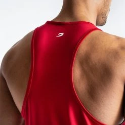 BOXRAW Men Clothing SMRT-TEC Stringer Tank - Red 18 BOXRAW Men Clothing SMRT-TEC Stringer Tank - Red