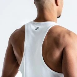 BOXRAW Men Clothing SMRT-TEC Stringer Tank - White