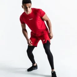 BOXRAW Men SMRT-TEC T-Shirt - Red Clothing 15 BOXRAW Men SMRT-TEC T-Shirt - Red Clothing