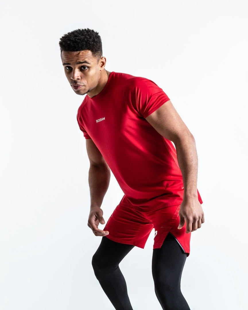 BOXRAW Men SMRT-TEC T-Shirt - Red Clothing 5 BOXRAW Men SMRT-TEC T-Shirt - Red Clothing
