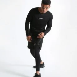 BOXRAW Men SMRT-TEC Long Sleeve T-Shirt - Black Boxing Essentials