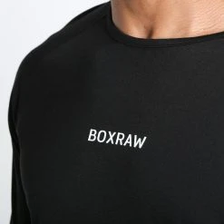 BOXRAW Men SMRT-TEC Long Sleeve T-Shirt - Black Boxing Essentials