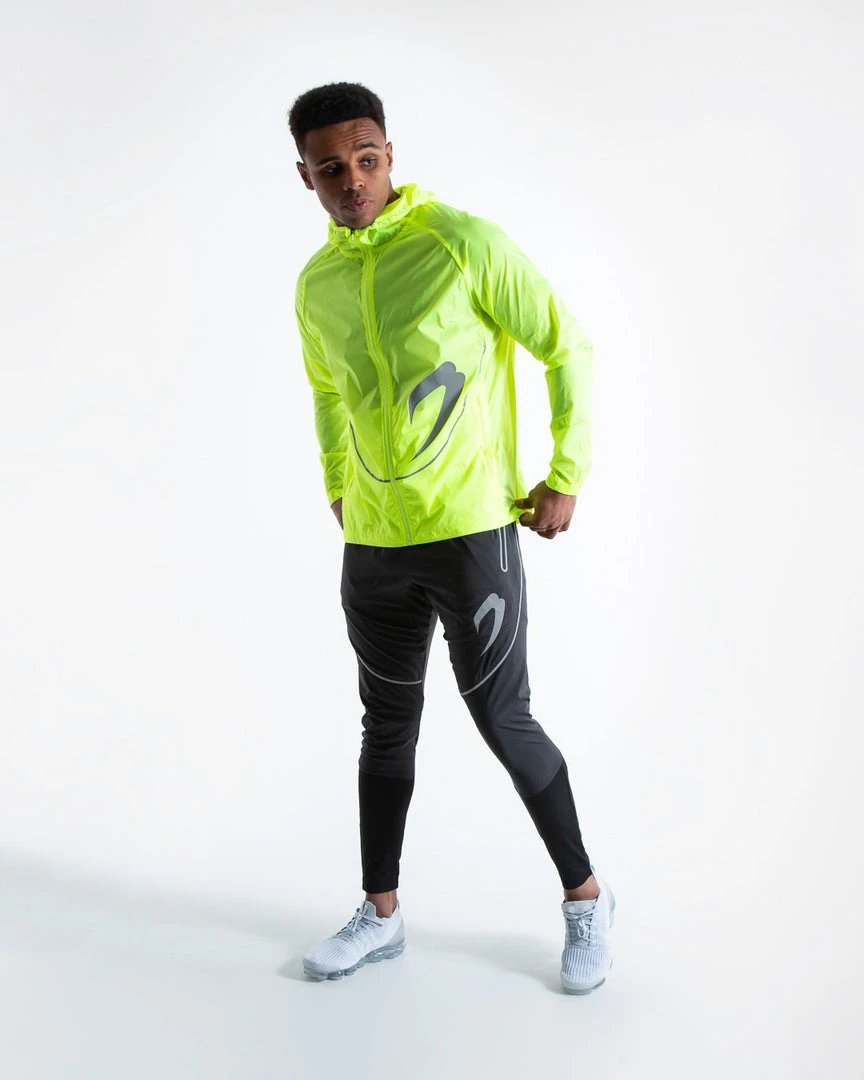 BOXRAW Men Sanchez Windbreaker Jacket - Yellow 2 BOXRAW Men Sanchez Windbreaker Jacket - Yellow